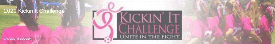 2020 Kickin It Challenge Breast Cancer Tournament banner